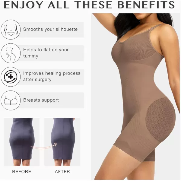 Fajas Colombianas Full Body Shaper for Women Tummy Control Butt Lifting Shapewear Post Surgery Compression Garment