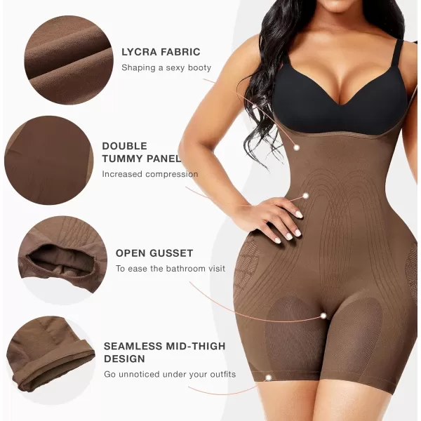 Fajas Colombianas Full Body Shaper for Women Tummy Control Butt Lifting Shapewear Post Surgery Compression Garment