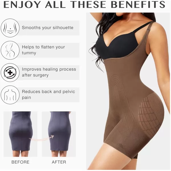 Fajas Colombianas Full Body Shaper for Women Tummy Control Butt Lifting Shapewear Post Surgery Compression Garment
