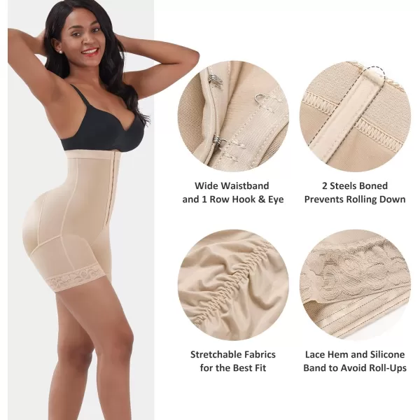 Fajas Colombianas Moldeadoras Butt Lifting Shapewear Tummy Control for Women Faja Shorts