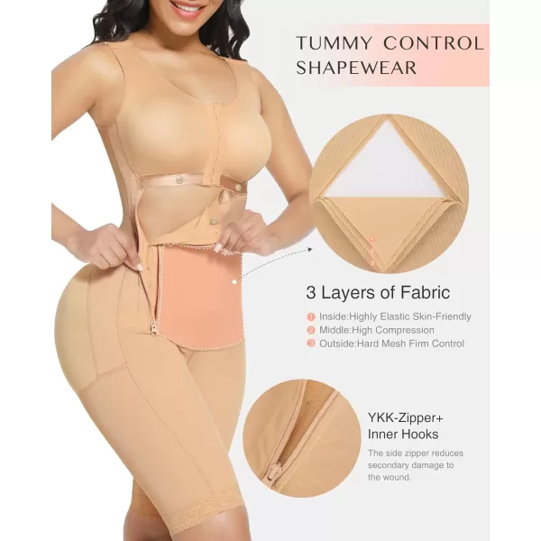 Fajas Colombianas Moldeadoras Shapewear BBL for Women Tummy Control Stage 2 Post Surgery Compression Garment