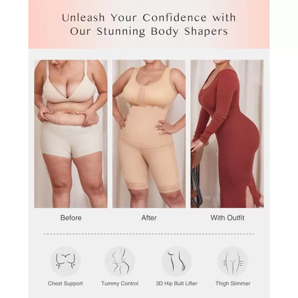 Fajas Colombianas Moldeadoras Shapewear BBL for Women Tummy Control Stage 2 Post Surgery Compression Garment
