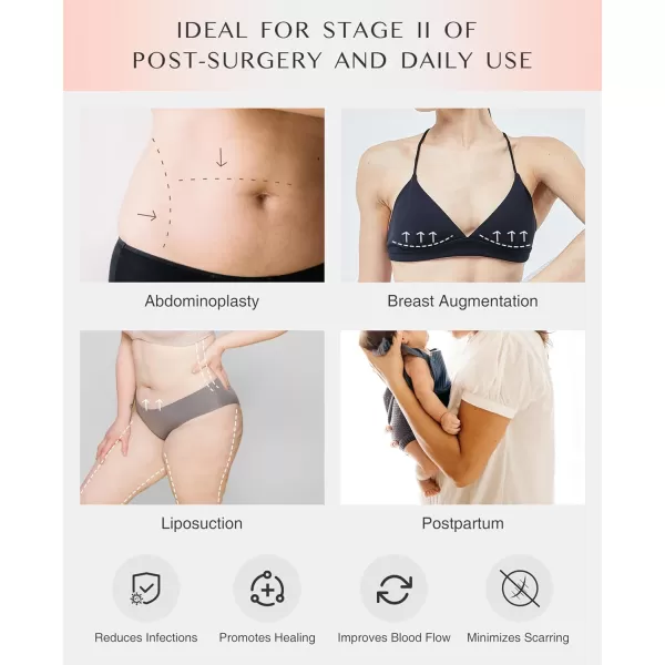 Fajas Colombianas Moldeadoras Shapewear BBL for Women Tummy Control Stage 2 Post Surgery Compression Garment