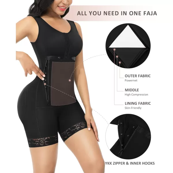 Fajas Colombianas Reductoras y Moldeadoras Shapewear for Women Tummy Control Postpartum Girdle Stage 2 BBL Faja