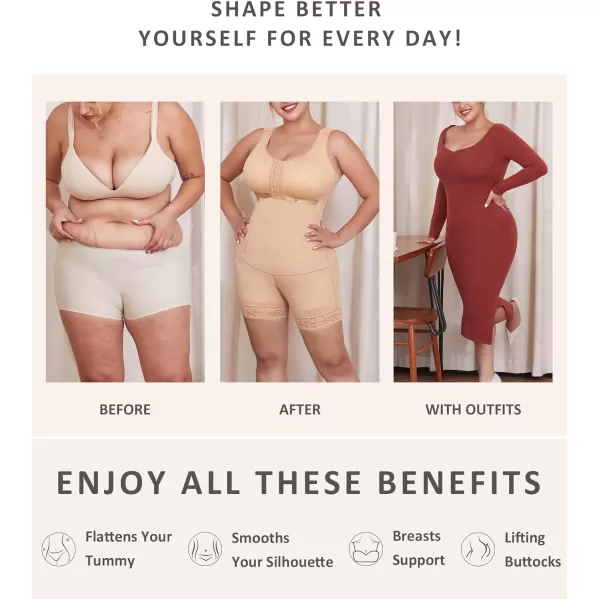 Fajas Colombianas Reductoras y Moldeadoras Shapewear for Women Tummy Control Postpartum Girdle Stage 2 BBL Faja