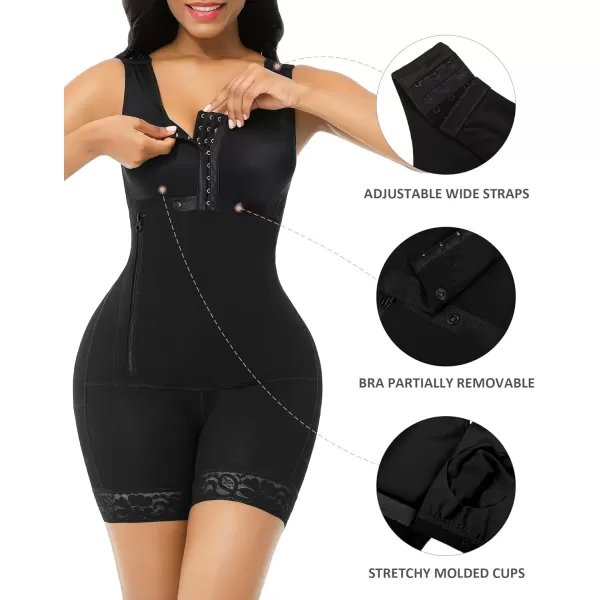 Fajas Colombianas Reductoras y Moldeadoras Shapewear for Women Tummy Control Postpartum Girdle Stage 2 BBL Faja