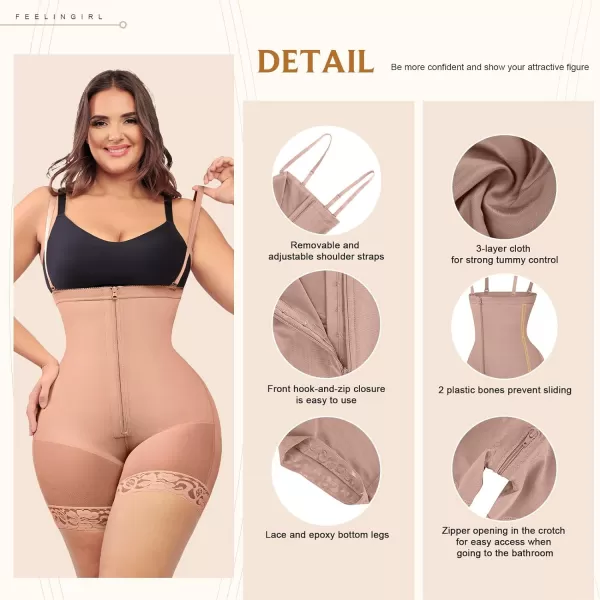 Fajas Colombianas Shapewear for Women Seamless Firm Triple Control Plus Size Tummy Control Butt Lifter