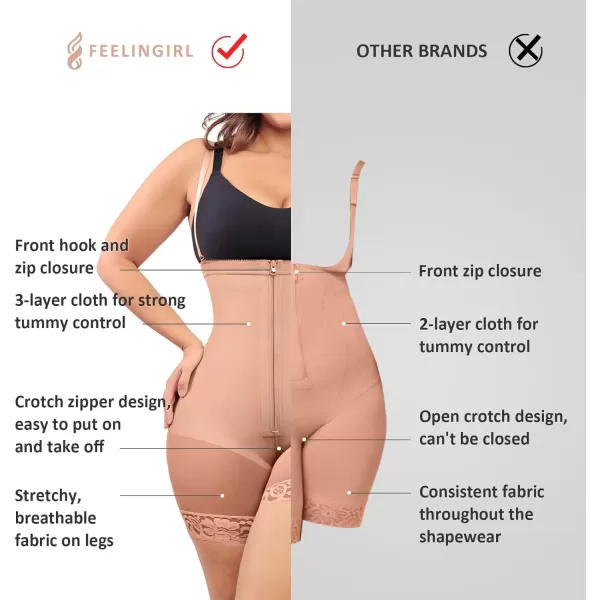 Fajas Colombianas Shapewear for Women Seamless Firm Triple Control Plus Size Tummy Control Butt Lifter