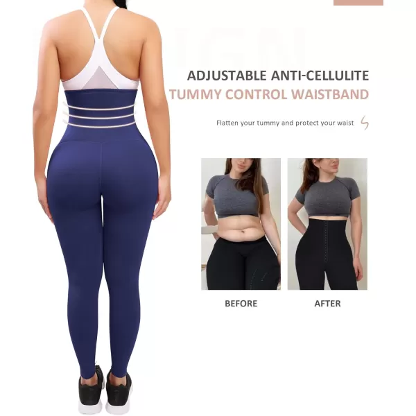 High Waisted Leggings Tummy Control for Women Corset Waist Trainer Thigh Slimming Compression Yoga Pants