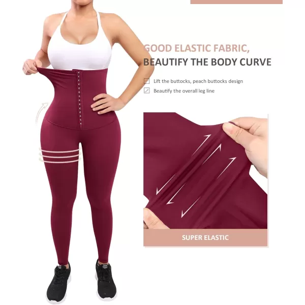 High Waisted Leggings Tummy Control for Women Corset Waist Trainer Thigh Slimming Compression Yoga Pants