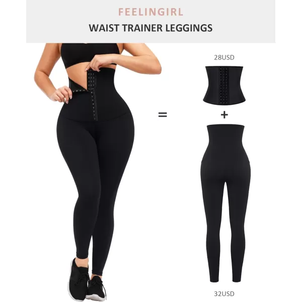 High Waisted Leggings Tummy Control for Women Corset Waist Trainer Thigh Slimming Compression Yoga Pants