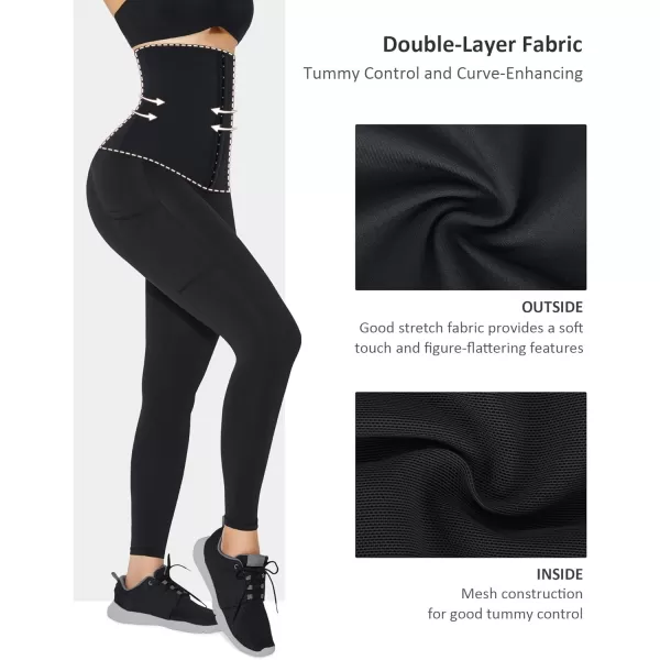 High Waisted Leggings Tummy Control for Women Corset Waist Trainer Thigh Slimming Compression Yoga Pants