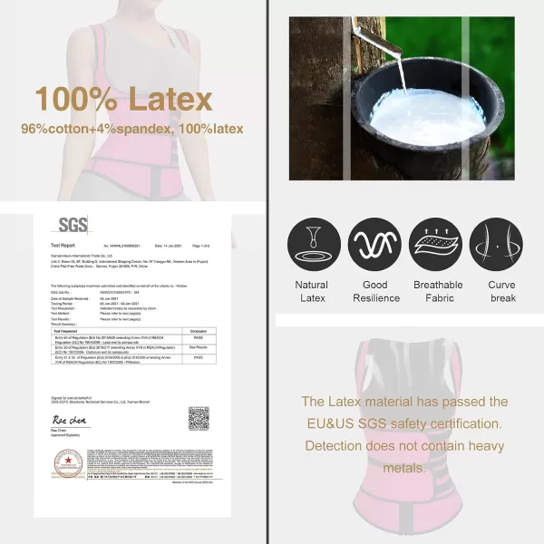 Latex Waist Trainers Vest for Women Plus Size Waist Cincher Corset Fajas Triple Belts 3 Hooks 9 Steel Bones