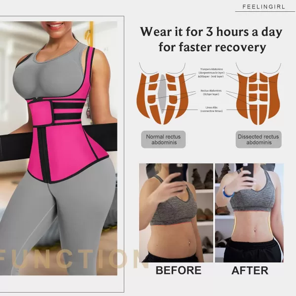Latex Waist Trainers Vest for Women Plus Size Waist Cincher Corset Fajas Triple Belts 3 Hooks 9 Steel Bones