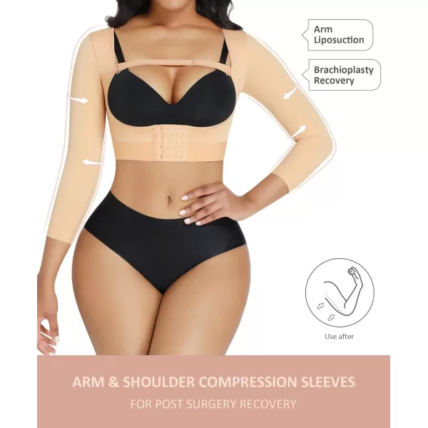 Post Surgery Arm Compression Sleeves Upper Arm Shaper Lipo Garment Posture Corrector Shapewear Tops