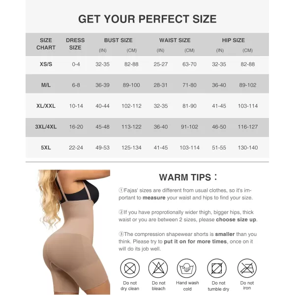Seamless Shapewear for Women Tummy Control Body Shaper Plus Size Faja Shorts Butt lifter Panties Thigh Slimmer