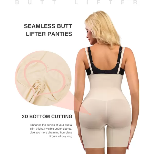 Seamless Shapewear for Women Tummy Control Body Shaper Plus Size Faja Shorts Butt lifter Panties Thigh Slimmer