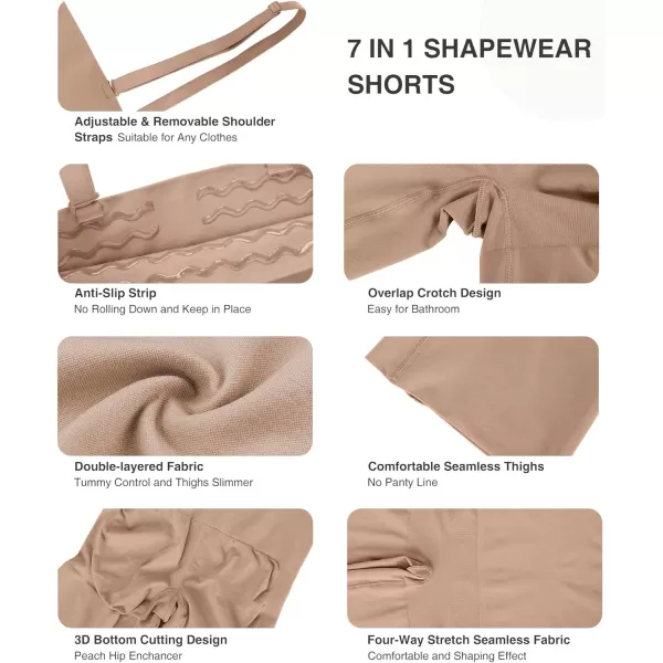 Seamless Shapewear for Women Tummy Control Body Shaper Plus Size Faja Shorts Butt lifter Panties Thigh Slimmer