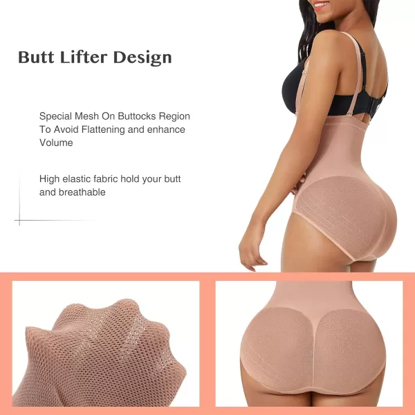 Seamless Shapewear for Women Tummy Control Fajas Colombianas Compression Body Shaper Butt Lifter with Straps