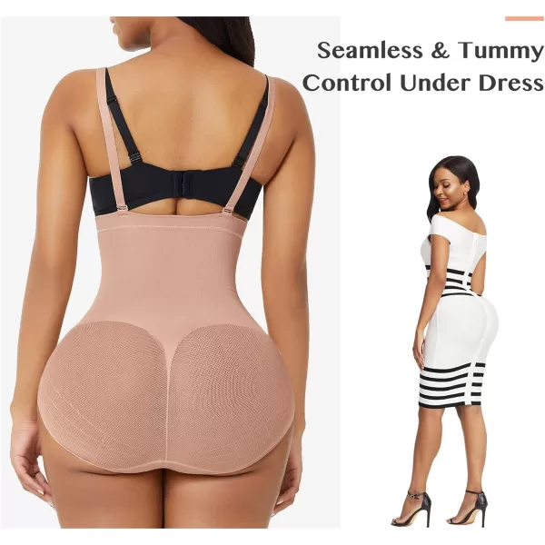 Seamless Shapewear for Women Tummy Control Fajas Colombianas Compression Body Shaper Butt Lifter with Straps