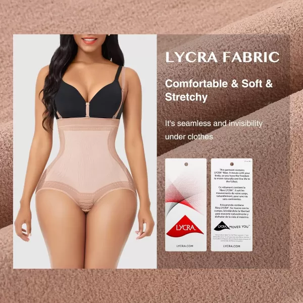 Seamless Shapewear for Women Tummy Control Fajas Colombianas Compression Body Shaper Butt Lifter with Straps