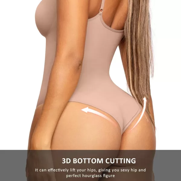 Shapewear Bodysuit Sculpting Body Shaper for Women Tummy Control Seamless Plus Size Butt Lifting Shaper
