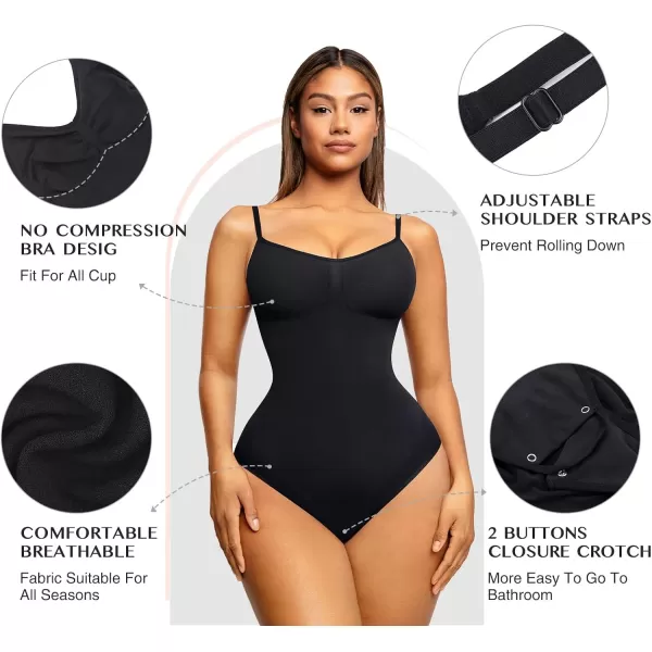 Shapewear Bodysuit Sculpting Body Shaper for Women Tummy Control Seamless Plus Size Butt Lifting Shaper