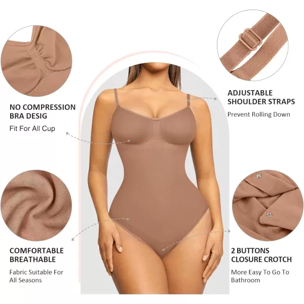 Shapewear Bodysuit Sculpting Body Shaper for Women Tummy Control Seamless Plus Size Butt Lifting Shaper