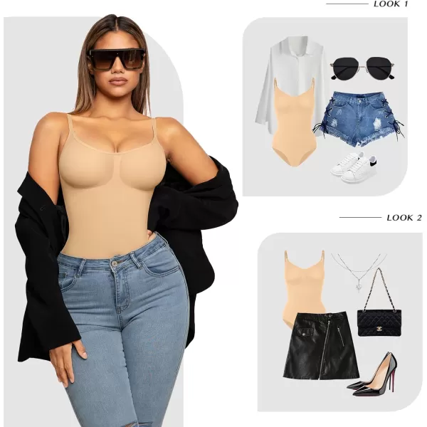 Shapewear Bodysuit Sculpting Body Shaper for Women Tummy Control Seamless Plus Size Butt Lifting Shaper