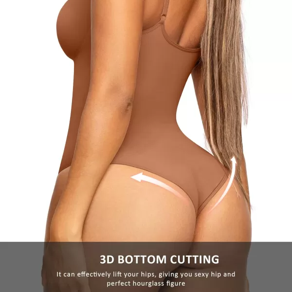 Shapewear Bodysuit Sculpting Body Shaper for Women Tummy Control Seamless Plus Size Butt Lifting Shaper
