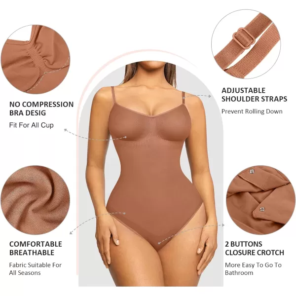 Shapewear Bodysuit Sculpting Body Shaper for Women Tummy Control Seamless Plus Size Butt Lifting Shaper