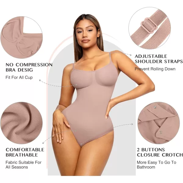 Shapewear Bodysuit Sculpting Body Shaper for Women Tummy Control Seamless Plus Size Butt Lifting Shaper