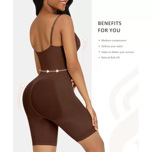 Shapewear Bodysuit Tummy Control Shaper for Women Seamless Butt Lifter Thigh Slimmer Body Shaper