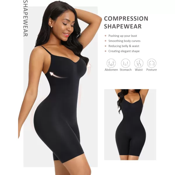 Shapewear Bodysuit Tummy Control Shaper for Women Seamless Butt Lifter Thigh Slimmer Body Shaper