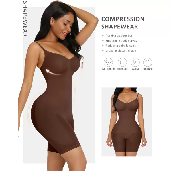 Shapewear Bodysuit Tummy Control Shaper for Women Seamless Butt Lifter Thigh Slimmer Body Shaper