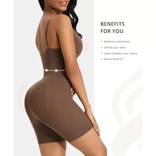 Shapewear Bodysuit Tummy Control Shaper for Women Seamless Butt Lifter Thigh Slimmer Body Shaper