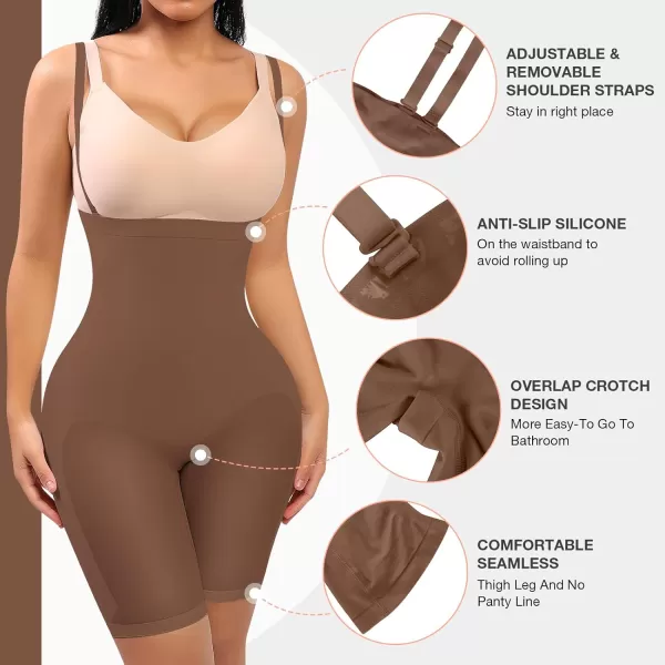 Shapewear Shorts for Women Tummy Control High Waisted Body Shaper Seamless Shorts Butt Lifting Thigh Slimmer