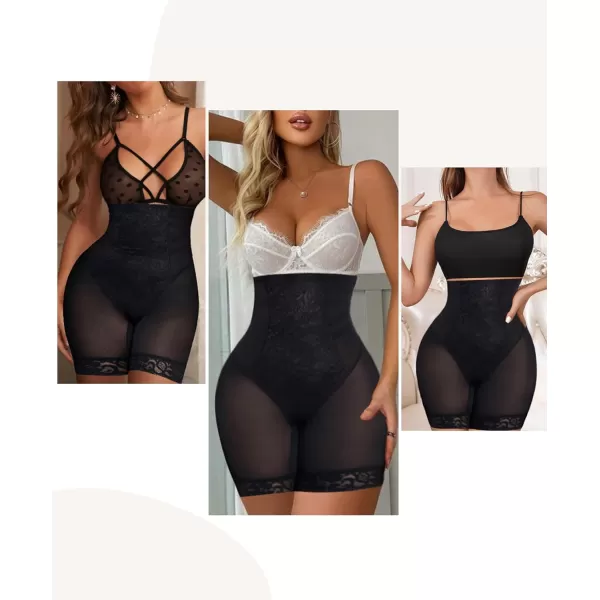 Shapewear Tummy Control Body Shaper Shorts Control Panties High Waisted Lace Shapewear Shorts Butt Lifting