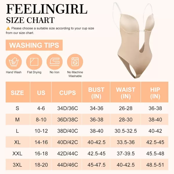 Shapewear for Women Plus Size Backless Built-in Bra Body Shaper Seamless Faja with Open Crotch
