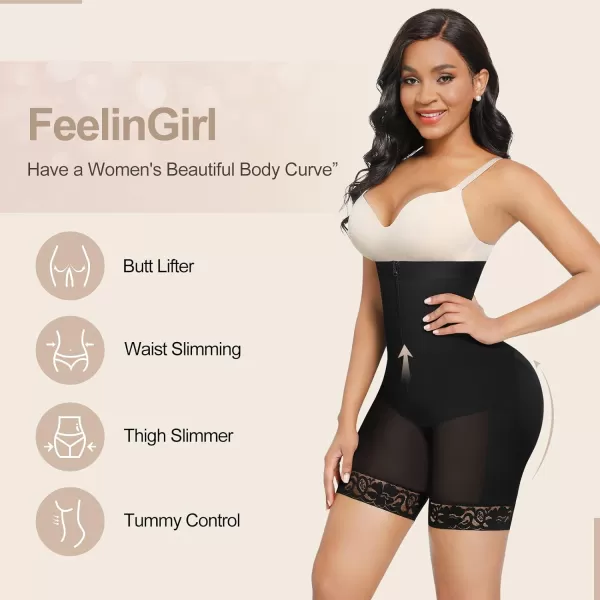 Shapewear for Women Tummy Control High Waist Body Shaper Shorts Butt Lifter Thigh Slimmer Faja