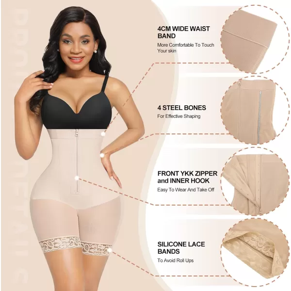 Shapewear for Women Tummy Control High Waist Body Shaper Shorts Butt Lifter Thigh Slimmer Faja