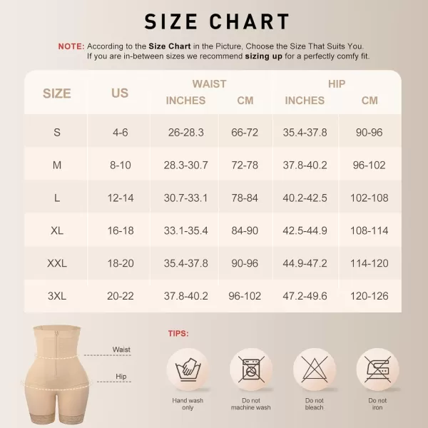 Shapewear for Women Tummy Control High Waist Body Shaper Shorts Butt Lifter Thigh Slimmer Faja