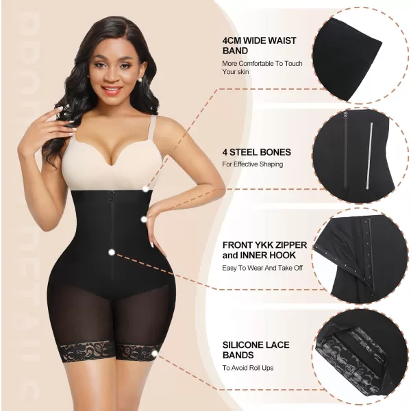 Shapewear for Women Tummy Control High Waist Body Shaper Shorts Butt Lifter Thigh Slimmer Faja