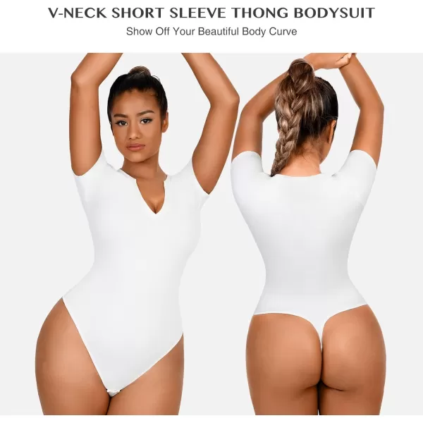 Square Neck Bodysuit for Women Short Sleeve/Sleeveless Tummy Control Slimming Bodysuit Going Out Tank Tops