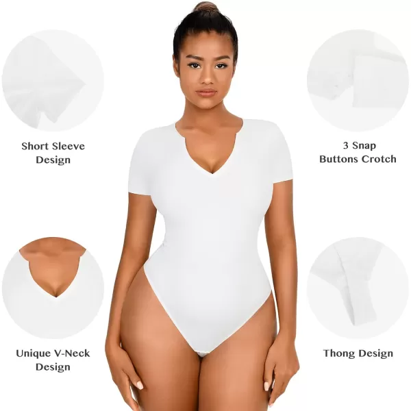 Square Neck Bodysuit for Women Short Sleeve/Sleeveless Tummy Control Slimming Bodysuit Going Out Tank Tops