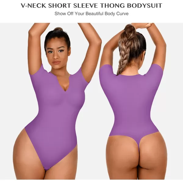 Square Neck Bodysuit for Women Short Sleeve/Sleeveless Tummy Control Slimming Bodysuit Going Out Tank Tops