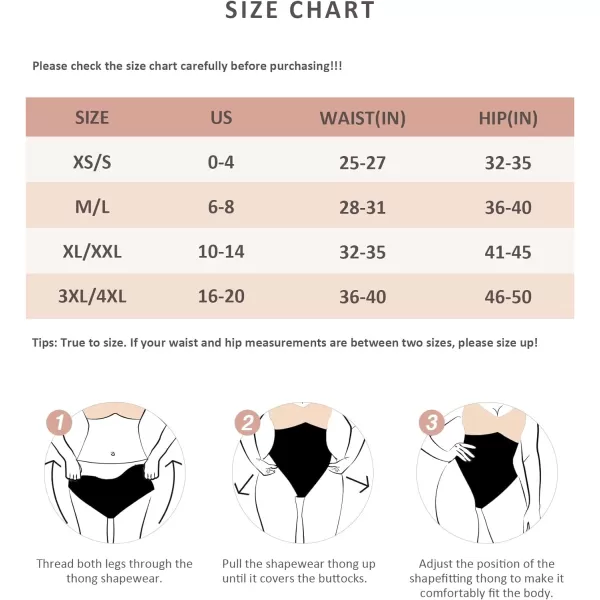 Thong Shapewear Tummy Control Seamless Slimming Body Shaper Briefs High Waist Faja Panties Girdle for Women