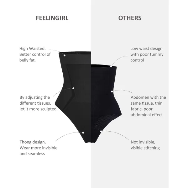 Thong Shapewear Tummy Control Seamless Slimming Body Shaper Briefs High Waist Faja Panties Girdle for Women