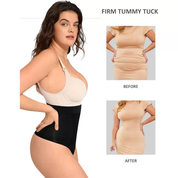 Thong Shapewear Tummy Control Seamless Slimming Body Shaper Briefs High Waist Faja Panties Girdle for Women
