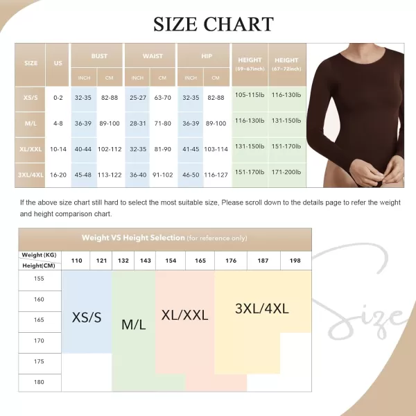 Tummy Control Bodysuit for WomenThong Seamless Long Sleeve Shapewear for Women-2024 Shirt Tops